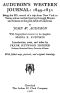 [Gutenberg 58575] • Audubon's western journal: 1849-1850 / Being the MS. record of a trip from New York to Texas, and an overland journey through Mexico and Arizona to the gold-fields of California